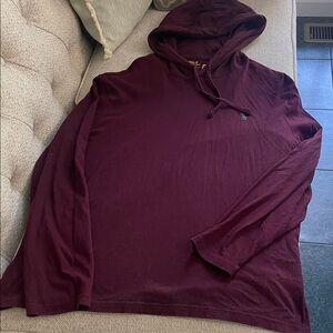 Polo Ralph Lauren Maroon Hooded T-shirt